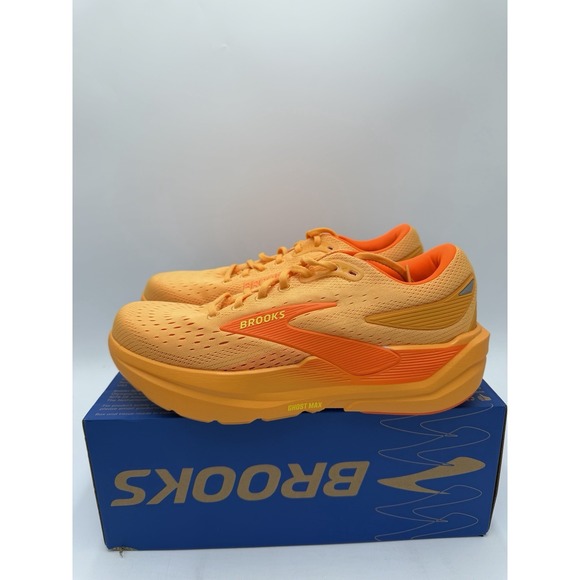 Brooks Men's Ghost Max 3 Running Shoes Orange Size 10 D NWB No Lid $160 MSRP